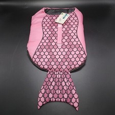Rosewood Pink Mermaid Dog Safety Life Jacket Buoyancy/Lifesaver Adjustable Sz L