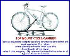 Roof mounted upright bicycle - roof,