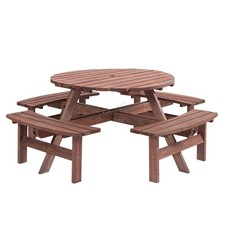 BIRCHTREE Wooden Picnic Table