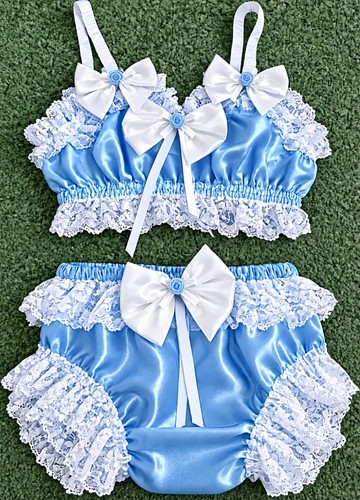 Adult baby sissy - adult, blue