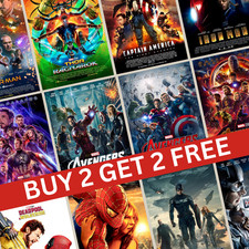 Marvel Movie Posters A5 A4 A3