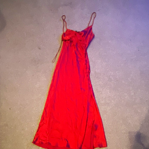 Zara red slip - zara, midi