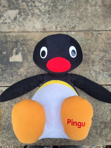 Pingu penguin large soft plush - pingu,