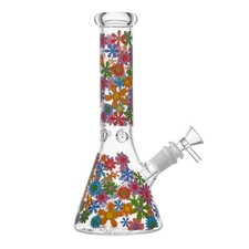 10inch colorful flower beaker - colorful,