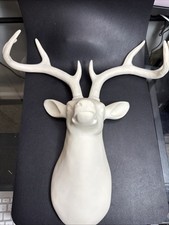 Modern white deer buck - modern, stag