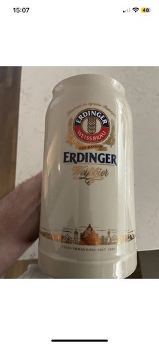 Erdinger beer stein jug - stein,