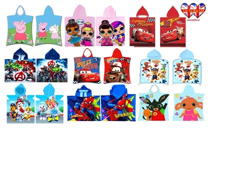 Poncho towel kids hooded - towel,