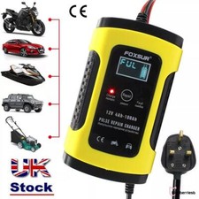 Intelligent 12V Motorcycle Motorbike Car Battery Charger Automatic Smart Trickle