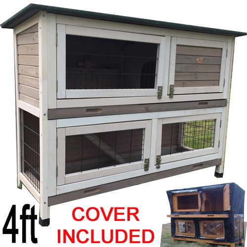 Large rabbit hutch guinea - hutch, pig