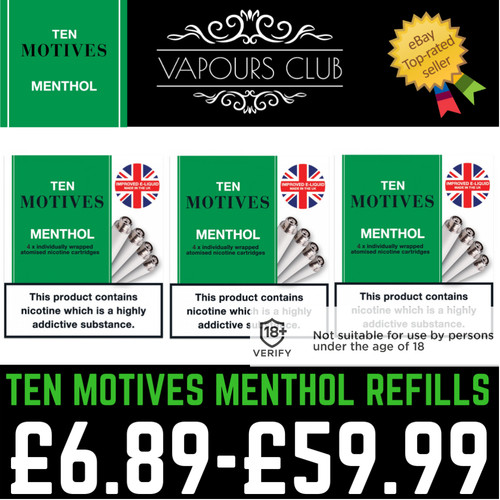 Motives menthol refill - menthol,