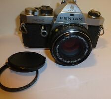 CLEAN PENTAX MX 35mm SLR with SMC-M 50mm F1.7 LENS in WORKING ORDER  (426)