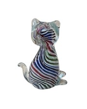 Boxed Glass Cat Figurine