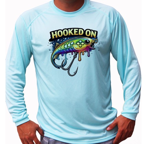 Hooked lure fisherman - on,
