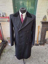 1920s Black Overcoat