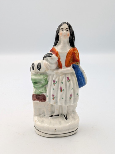 Victorian staffordshire figure - victorian,