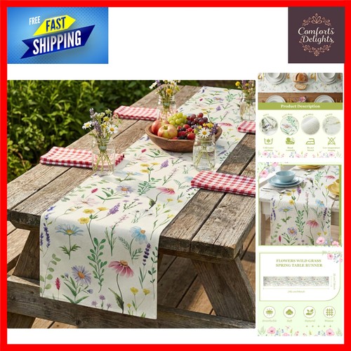 Elegant floral linen - floral, blend