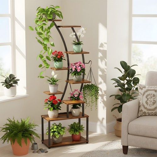 Plant stand indoor with - plant,