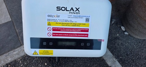 Solar panels and inverter - and,