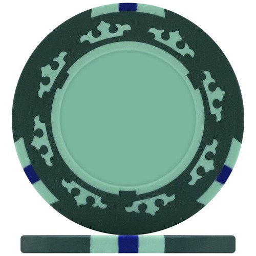 Blank green three - three, colour
