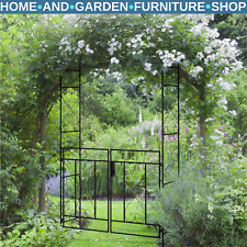 Metal Garden Arch with Double