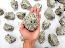 Giant Pyrite Crystals Raw