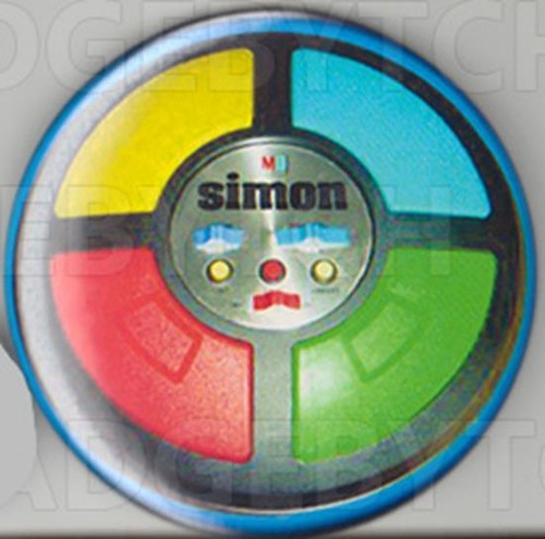 Simon round fridge magnet - simon,