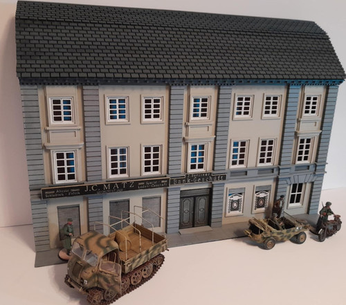 Ww2 european building model - ww2,