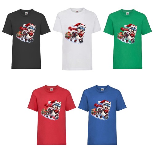 Husky kids christmas - kids, t-shirt