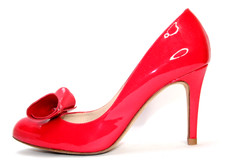 L K BENNETT Selina Red Patent