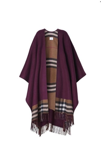 Burberry reversible check wool - check,