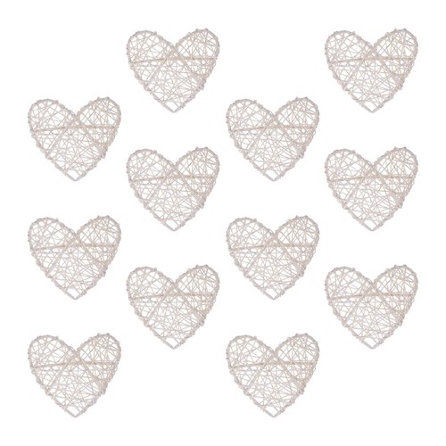 12pcs heart shaped pendants - 12pcs, heart-shaped