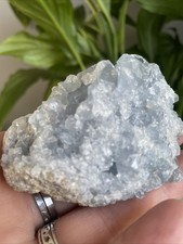 Celestite Open Cluster Geode Angelic Crystal  Stone 244gm 4