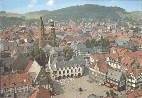 Goslar harz germany aerial - goslar,