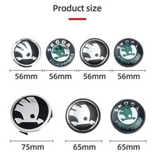 Skoda 56mm Wheel Centre Caps