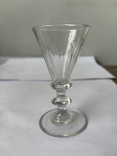 Georgian drinking glass bladed - drinking,
