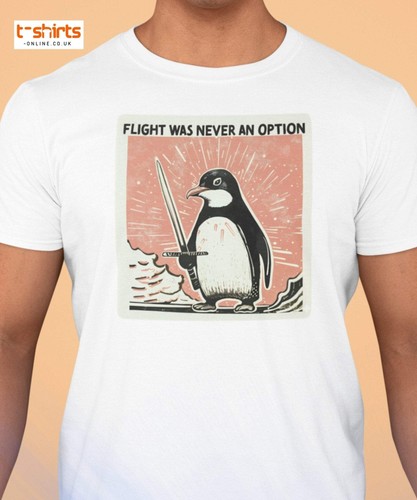 Penguin sword shirt - penguin, –