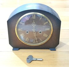 Smiths Enfield Vintage Mechanical Mantel Clock - Untested