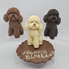Handmade Chocolate Poodle Dog