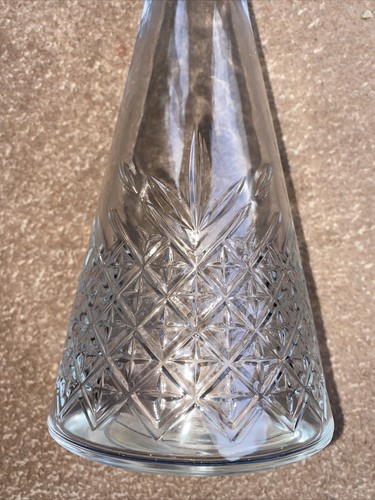 Carafe vase cut glass - vase,