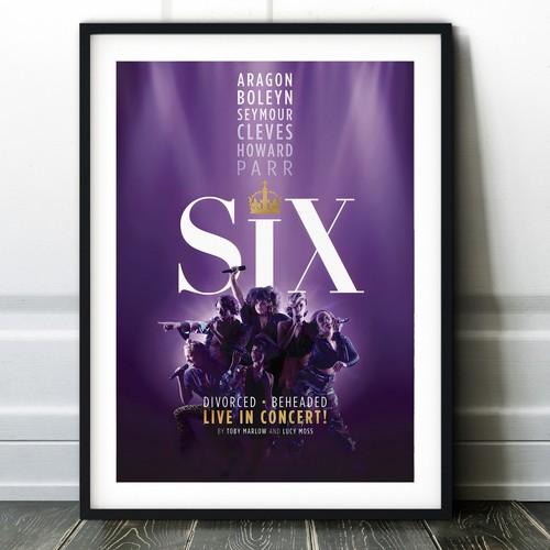 Six the musical poster print - six,
