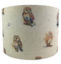 Owl Lampshade for Ceiling & Table Lamps - Bird Light Shade Bedroom Home Decor