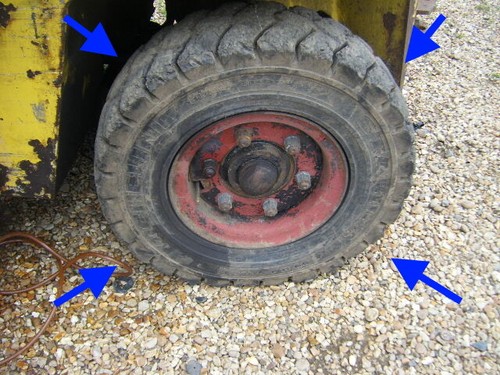 Forklift tyre new tube 00 - new, 7.00