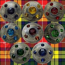 Scottish Celtic Pin Brooch for