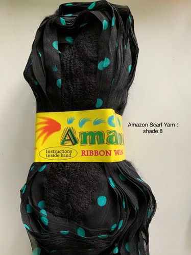 Amazon ribbon web scarf - ribbon, yarn