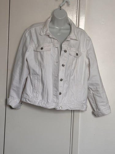 Womens white denim - white,