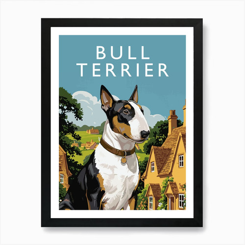 English bull terrier art - bull,