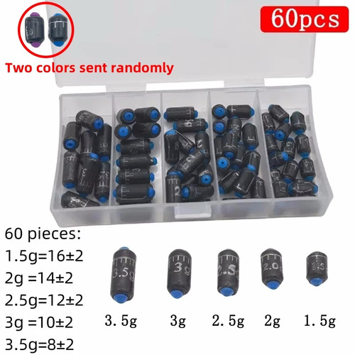 60pcs fishing lead sinkers - fishing,