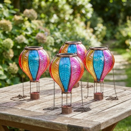 Rainbow glass effect solar hot - effect,