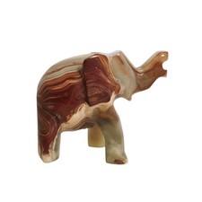 Onyx Elephant Ornament