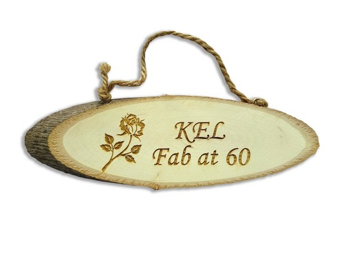 Small personalised wooden - , sign